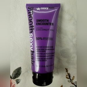 Sexy Hair Smooth Encounter Blow Dry Extender Creme (Coconut Oil)  ~New  Rare HTF